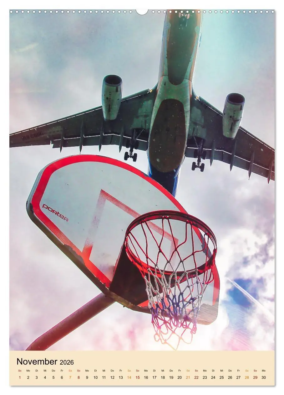 Bild: 9783516353242 | Basketball Fun (Wandkalender 2026 DIN A2 hoch), CALVENDO...