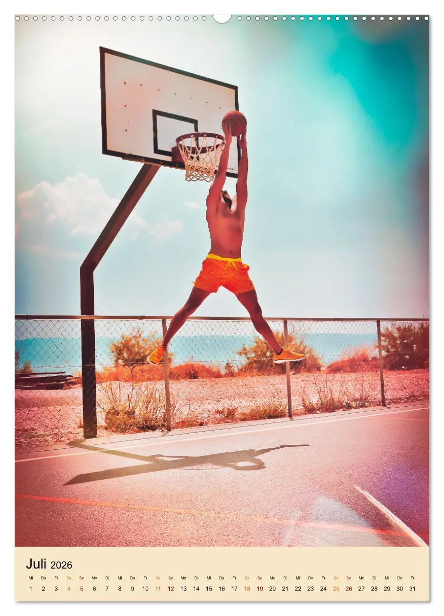 Bild: 9783516353242 | Basketball Fun (Wandkalender 2026 DIN A2 hoch), CALVENDO...