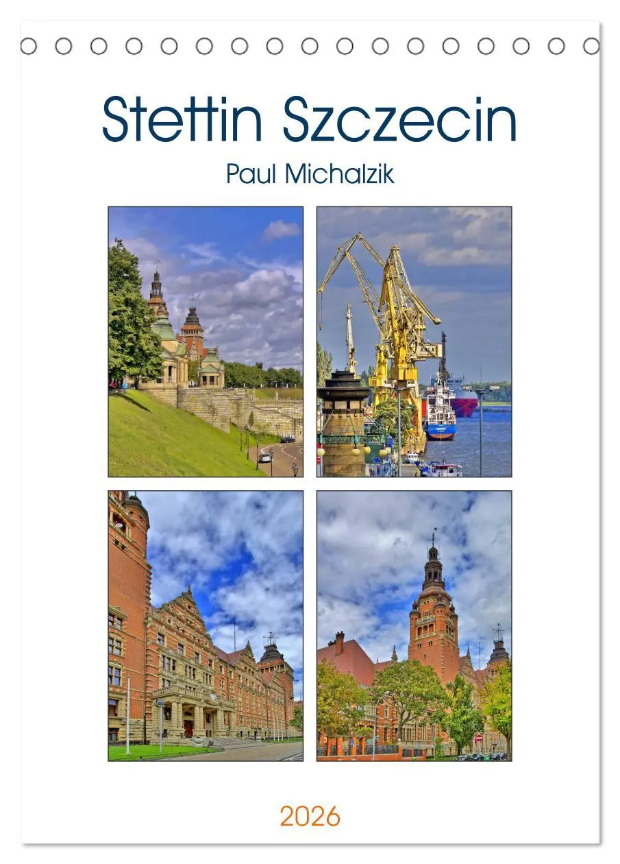 Cover: 9783516423242 | Stettin Szczecin (Tischkalender 2026 DIN A5 hoch), CALVENDO...