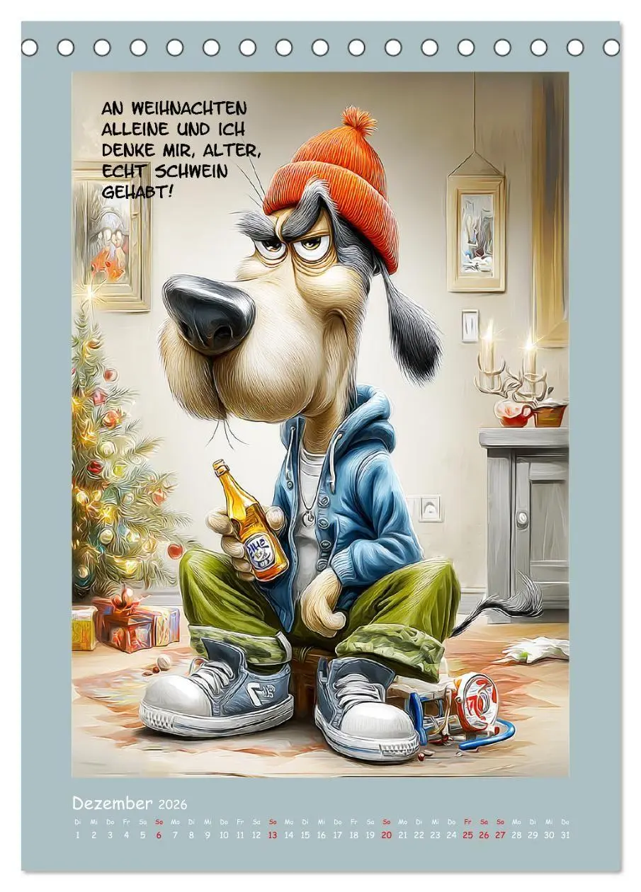 Bild: 9783516733242 | Hundstage. Bissiger Humor vom Feinsten (Tischkalender 2026 DIN A5...