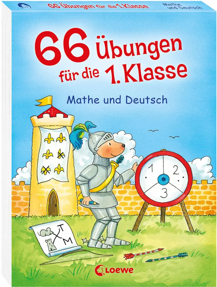 Cover: 9783785573242 | 66 Übungen für die 1. Klasse | Mathe und Deutsch | Roland Volk | Buch