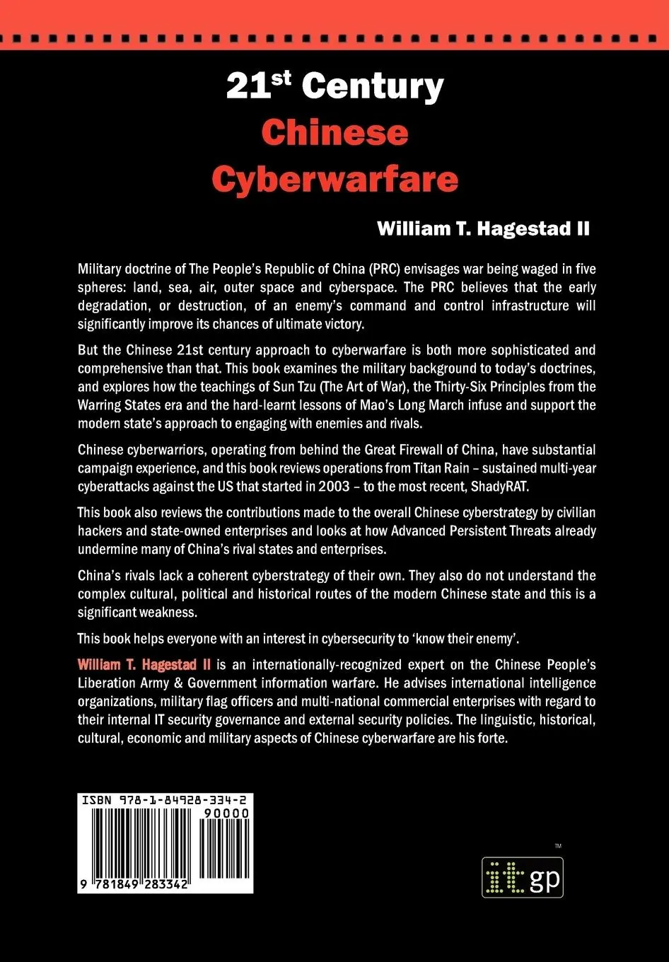 Rückseite: 9781849283342 | 21st Century Chinese Cyberwarfare | William T. Hagestad | Taschenbuch