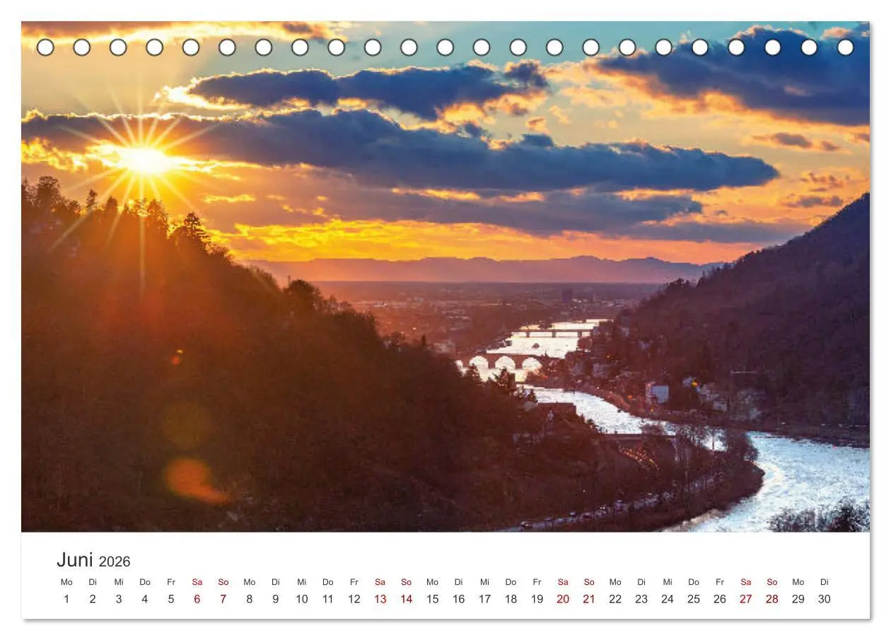 Bild: 9783457253342 | Lichtstimmungen in Heidelberg (Tischkalender 2026 DIN A5 quer),...