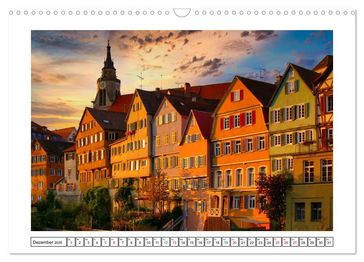 Bild: 9783457563342 | Tübingen im Fokus (Wandkalender 2026 DIN A3 quer), CALVENDO...