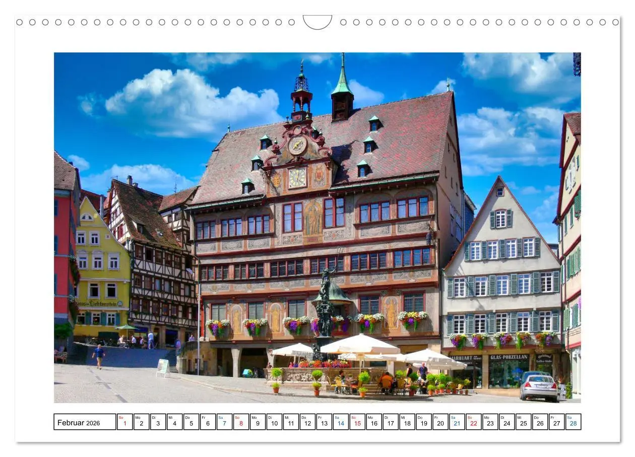 Bild: 9783457563342 | Tübingen im Fokus (Wandkalender 2026 DIN A3 quer), CALVENDO...