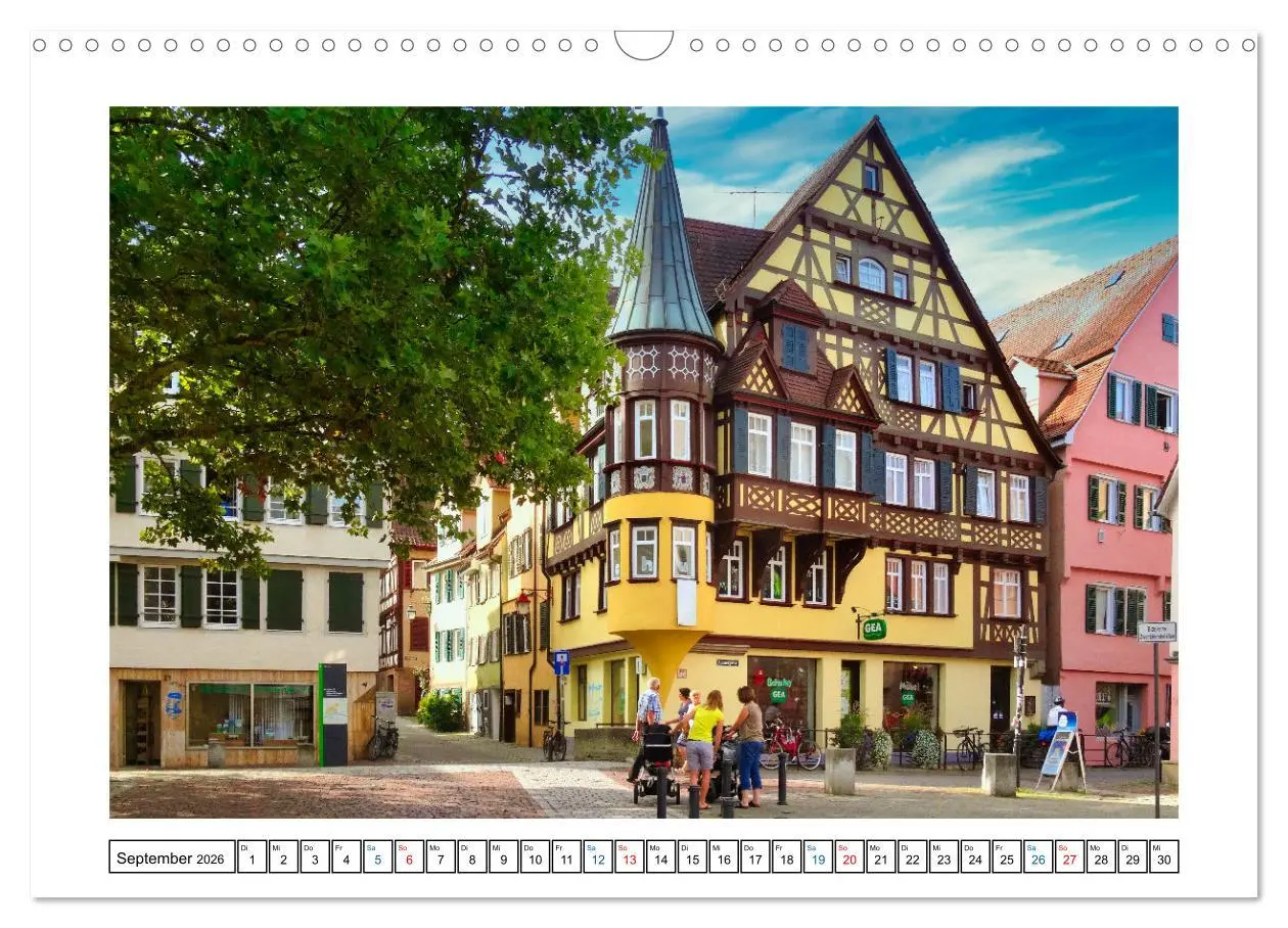 Bild: 9783457563342 | Tübingen im Fokus (Wandkalender 2026 DIN A3 quer), CALVENDO...