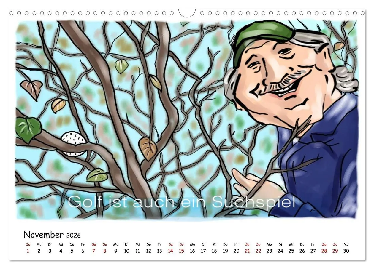 Bild: 9783457873342 | Golfkalender für Anfänger und alle die Spaß am Golfen haben...