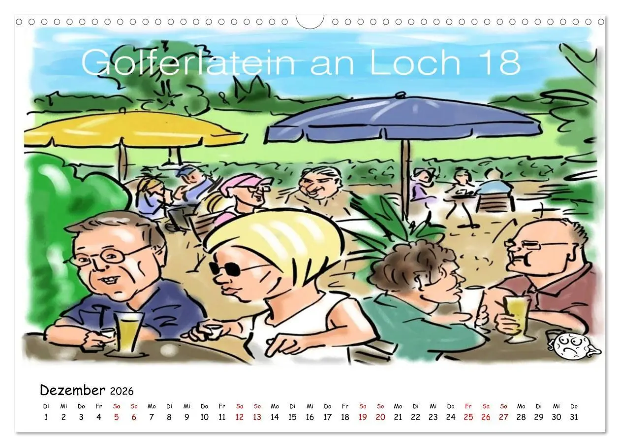 Bild: 9783457873342 | Golfkalender für Anfänger und alle die Spaß am Golfen haben...