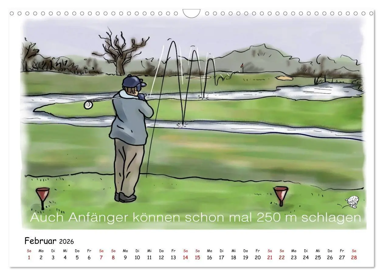 Bild: 9783457873342 | Golfkalender für Anfänger und alle die Spaß am Golfen haben...