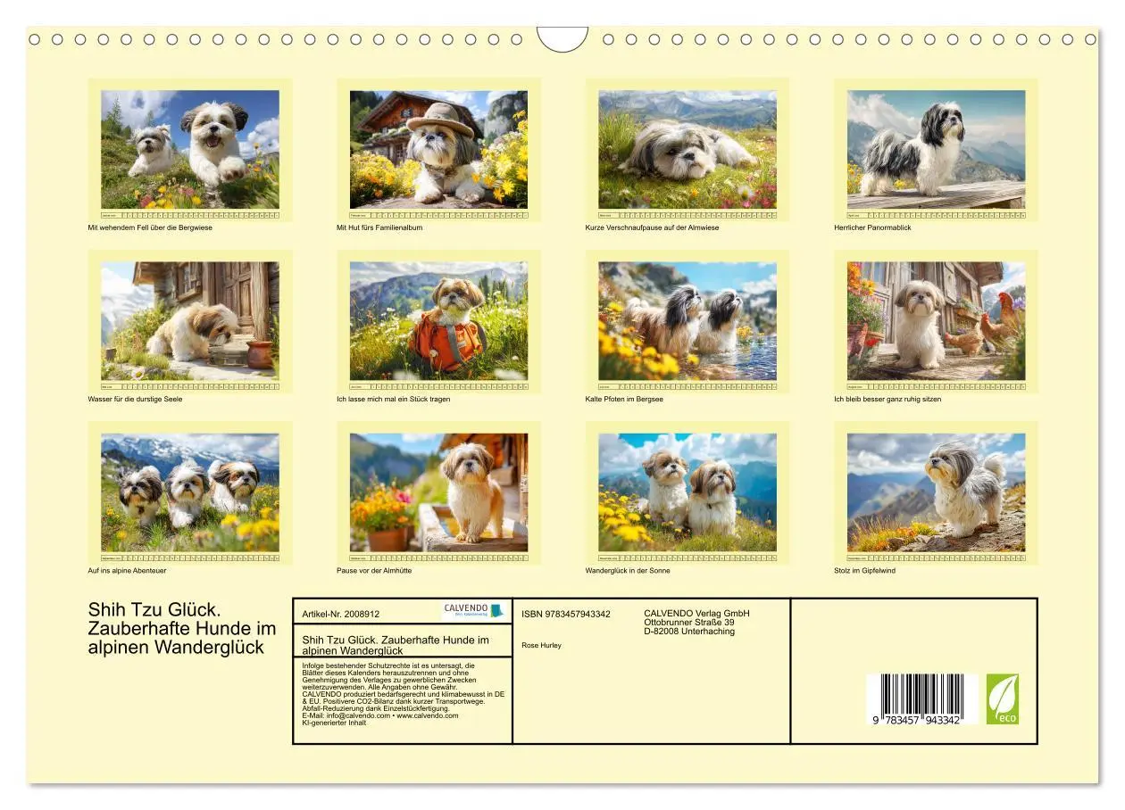 Bild: 9783457943342 | Shih Tzu Glück. Zauberhafte Hunde im alpinen Wanderglück...