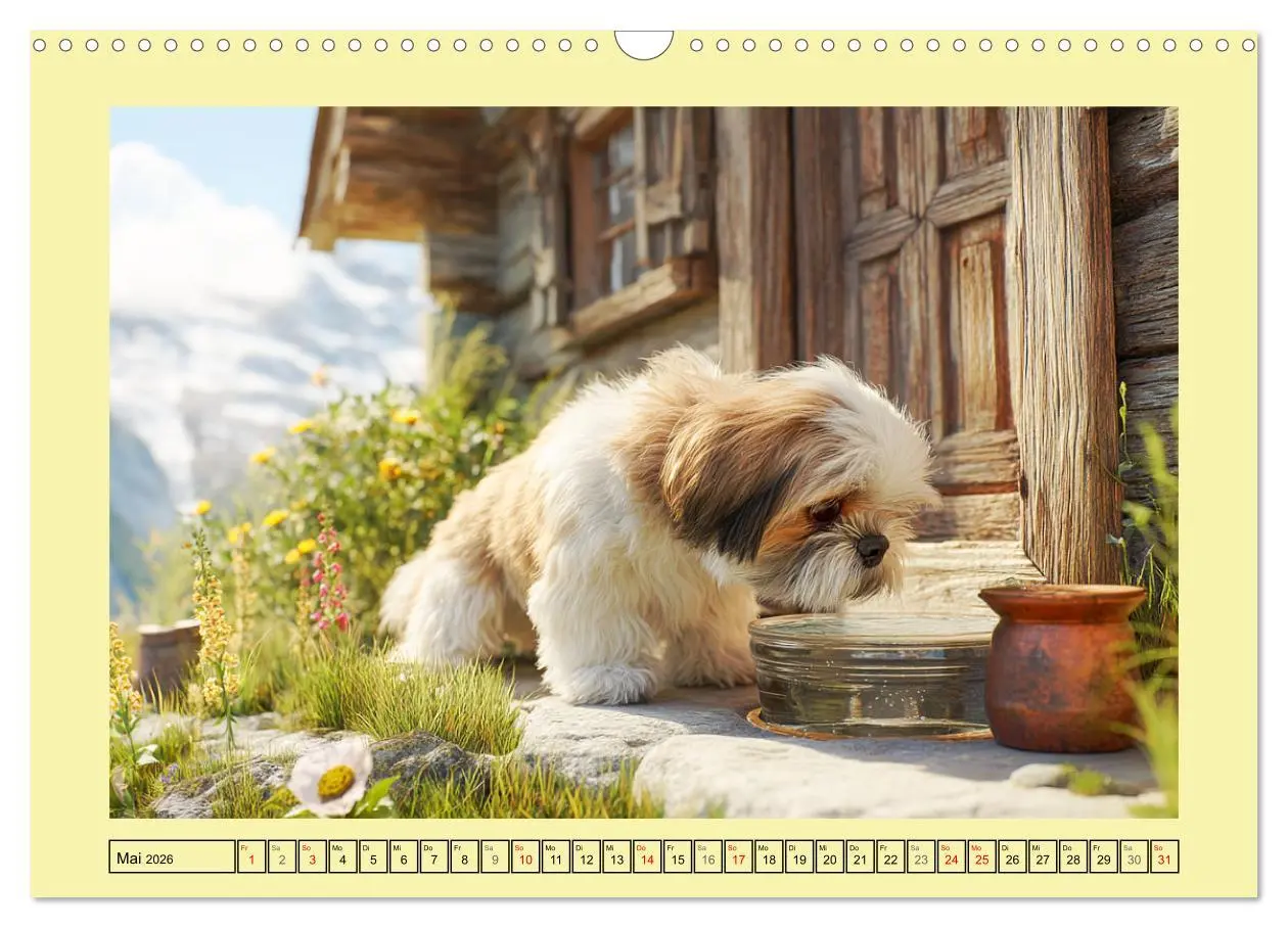 Bild: 9783457943342 | Shih Tzu Glück. Zauberhafte Hunde im alpinen Wanderglück...