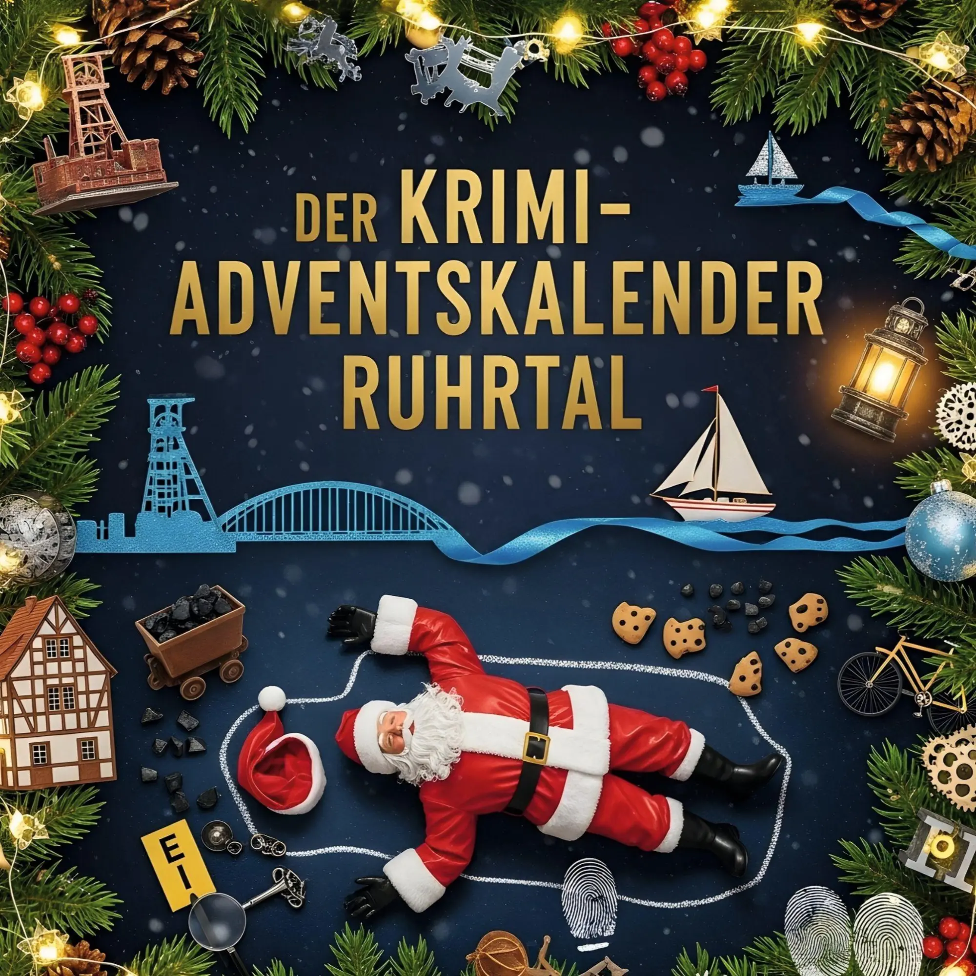 Cover: 9783695303342 | Der Krimi-Adventskalender Ruhrtal | Mordsverdächtig in 24 Akten | Buch