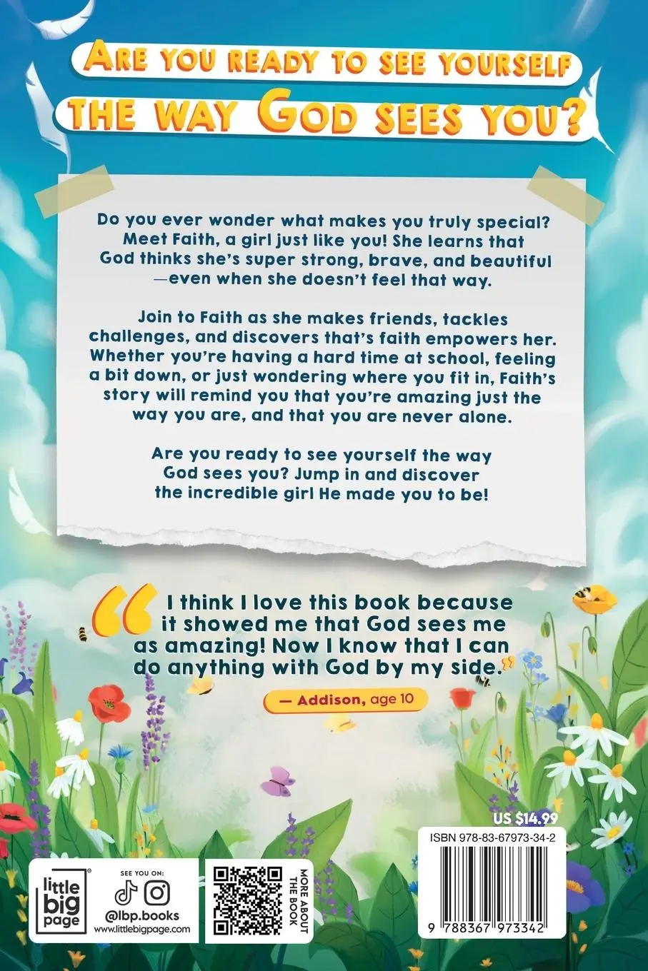Rückseite: 9788367973342 | God Says You Are An Amazing Girl | Sophia A. Ritter | Taschenbuch