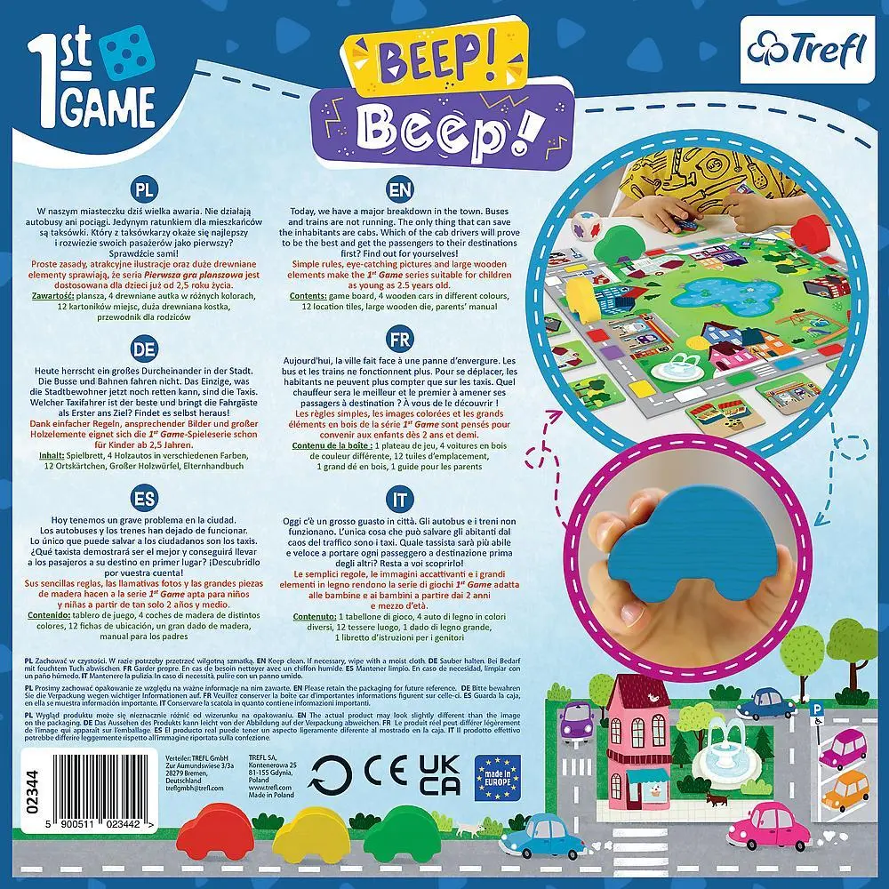 Bild: 5900511023442 | Beep Beep - 1stgame | Erstes Spiel - Beep! Beep! | Spiel | Deutsch