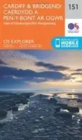 Cover: 9780319243442 | Cardiff and Bridgend/Caerdydd a Phen-y-Bont Ar Ogwr | Ordnance Survey