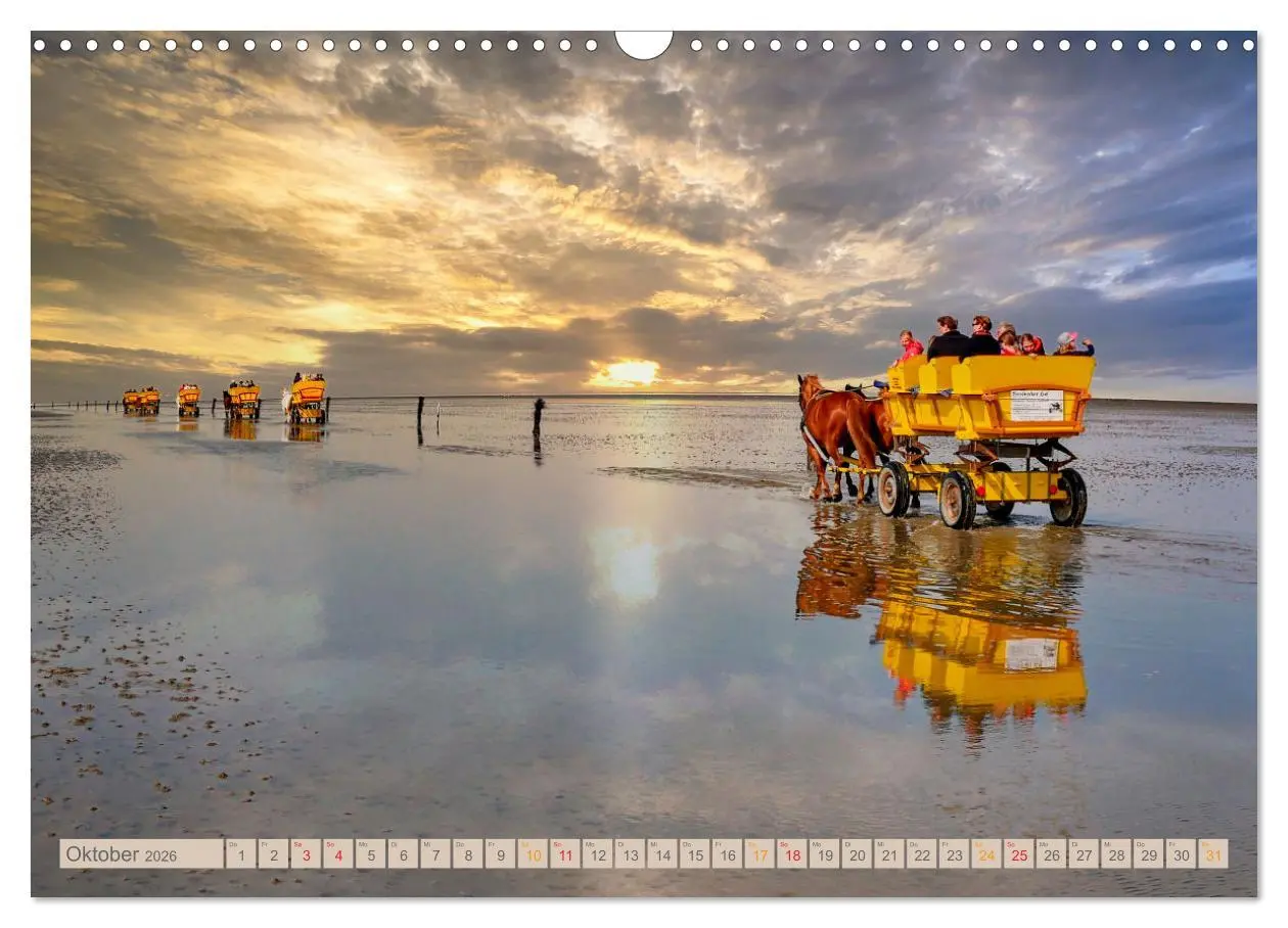 Bild: 9783457623442 | Nordsee-Urlaub (Wandkalender 2026 DIN A3 quer), CALVENDO...