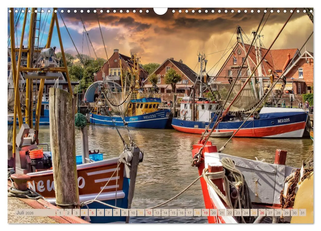 Bild: 9783457623442 | Nordsee-Urlaub (Wandkalender 2026 DIN A3 quer), CALVENDO...