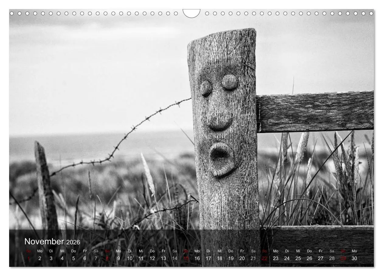 Bild: 9783457863442 | Wangerooge Noir (Wandkalender 2026 DIN A3 quer), CALVENDO...