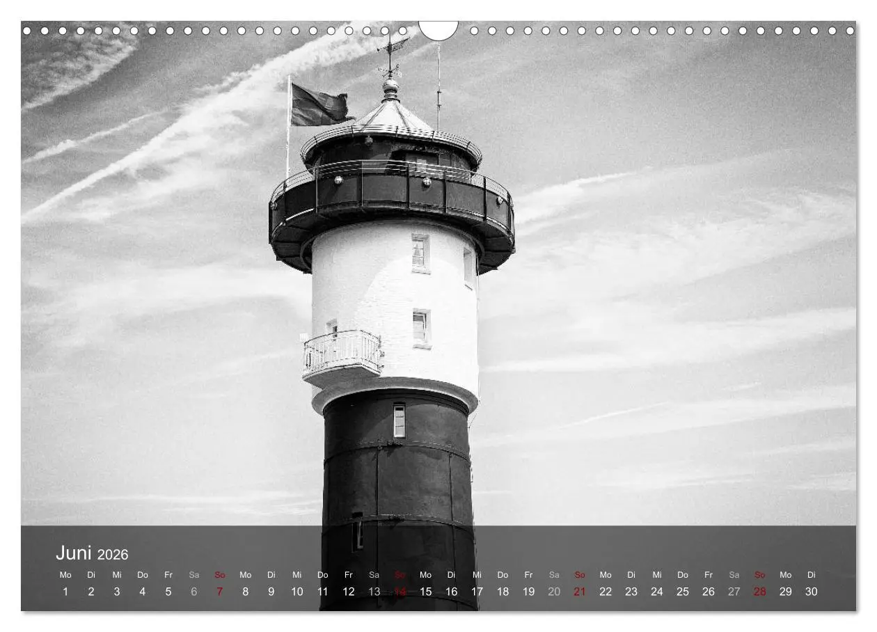 Bild: 9783457863442 | Wangerooge Noir (Wandkalender 2026 DIN A3 quer), CALVENDO...