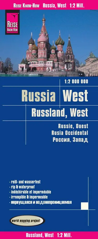 Cover: 9783831773442 | Reise Know-How Landkarte Russland West 1 : 2.000 000 | Verlag | 2022