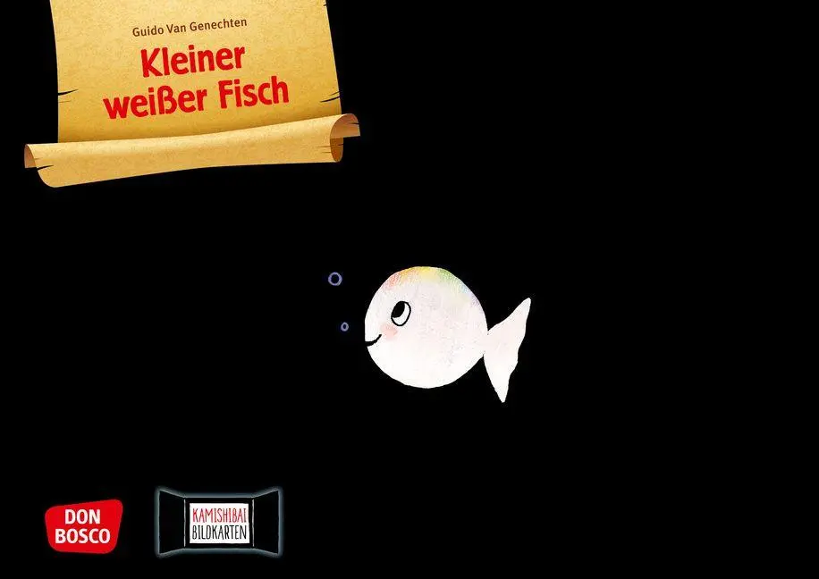 Cover: 4260694923542 | Kleiner weißer Fisch. Kamishibai Bildkartenset | Guido Van Genechten