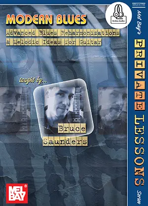 Cover: 9780786693542 | Modern Blues Book With Online Audio | Bruce Saunders