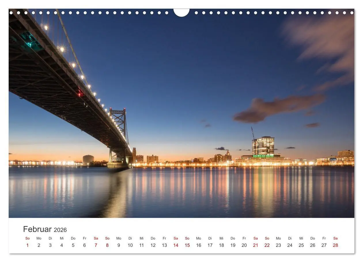 Bild: 9783457613542 | Philadelphia - The Birthplace of America (Wandkalender 2026 DIN A3...