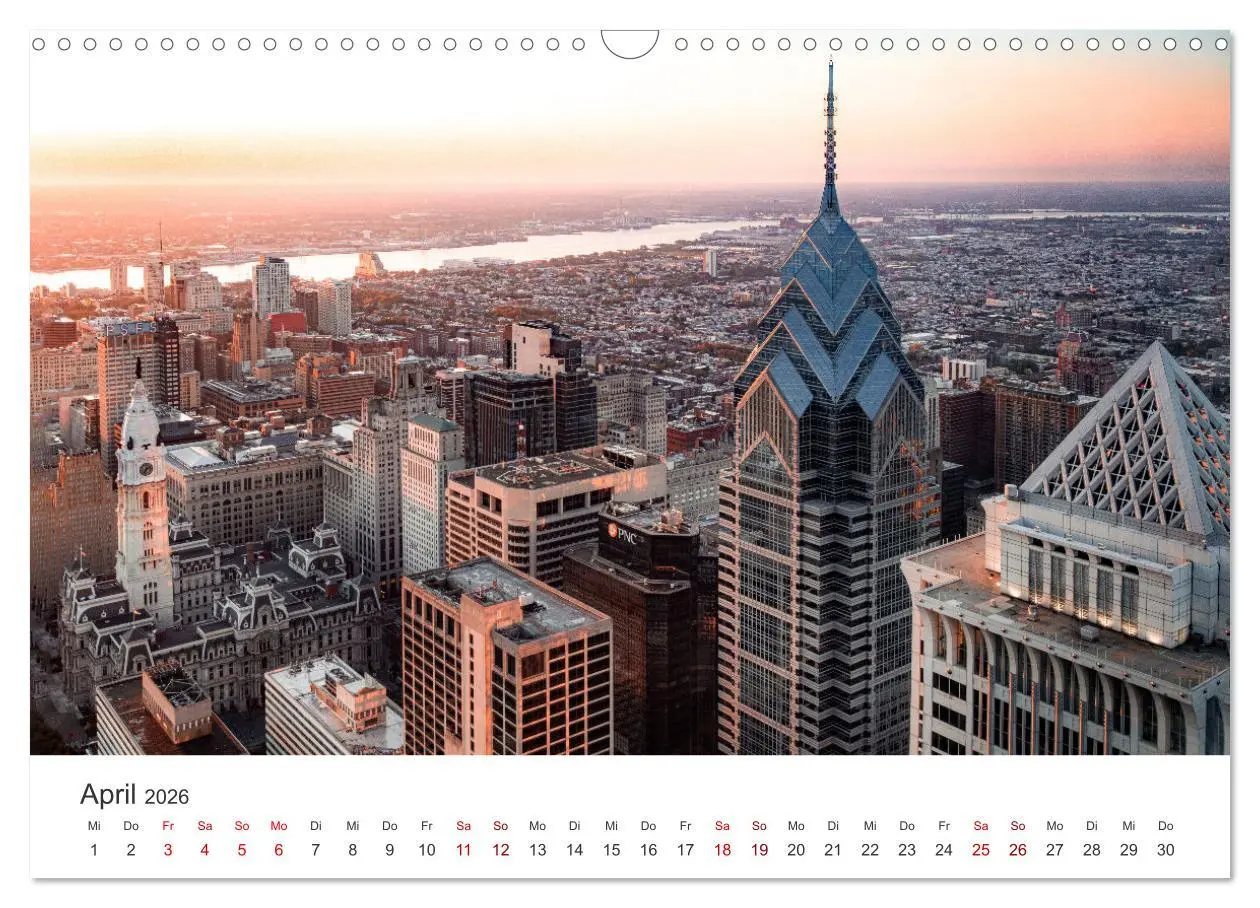Bild: 9783457613542 | Philadelphia - The Birthplace of America (Wandkalender 2026 DIN A3...
