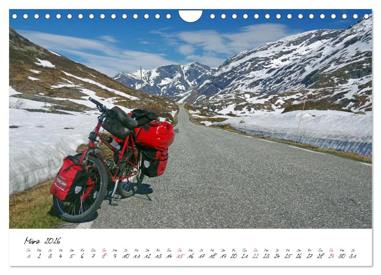 Bild: 9783516013542 | Abenteuer Radreisen (Wandkalender 2026 DIN A4 quer), CALVENDO...