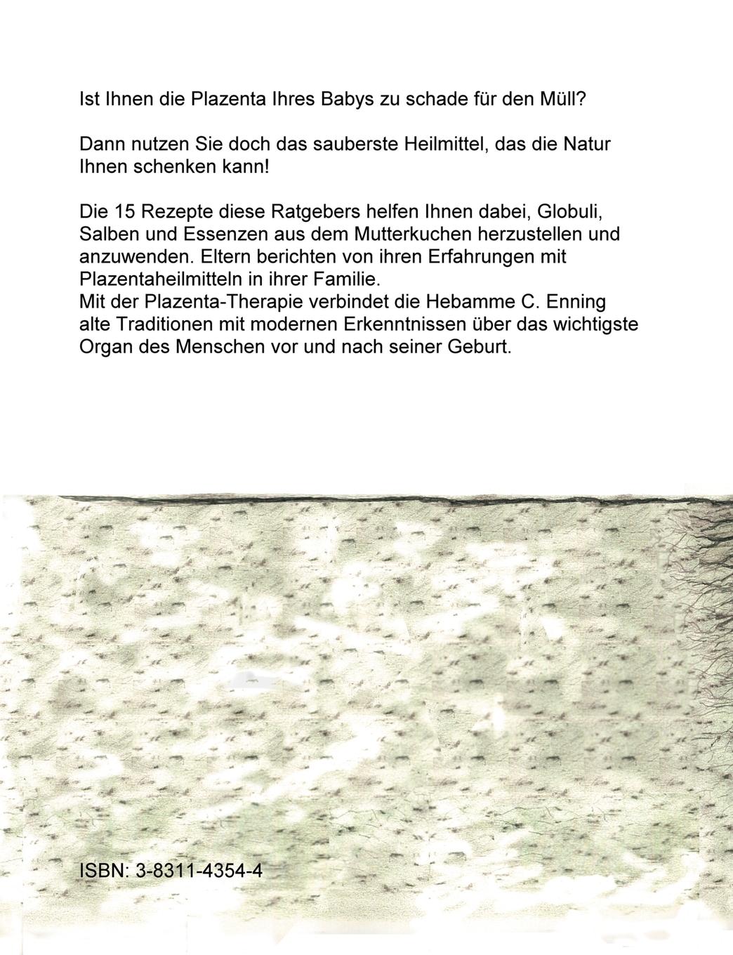 Rückseite: 9783831143542 | Heilmittel aus Plazenta | Medizinisches und Ethnomedizinisches | Buch