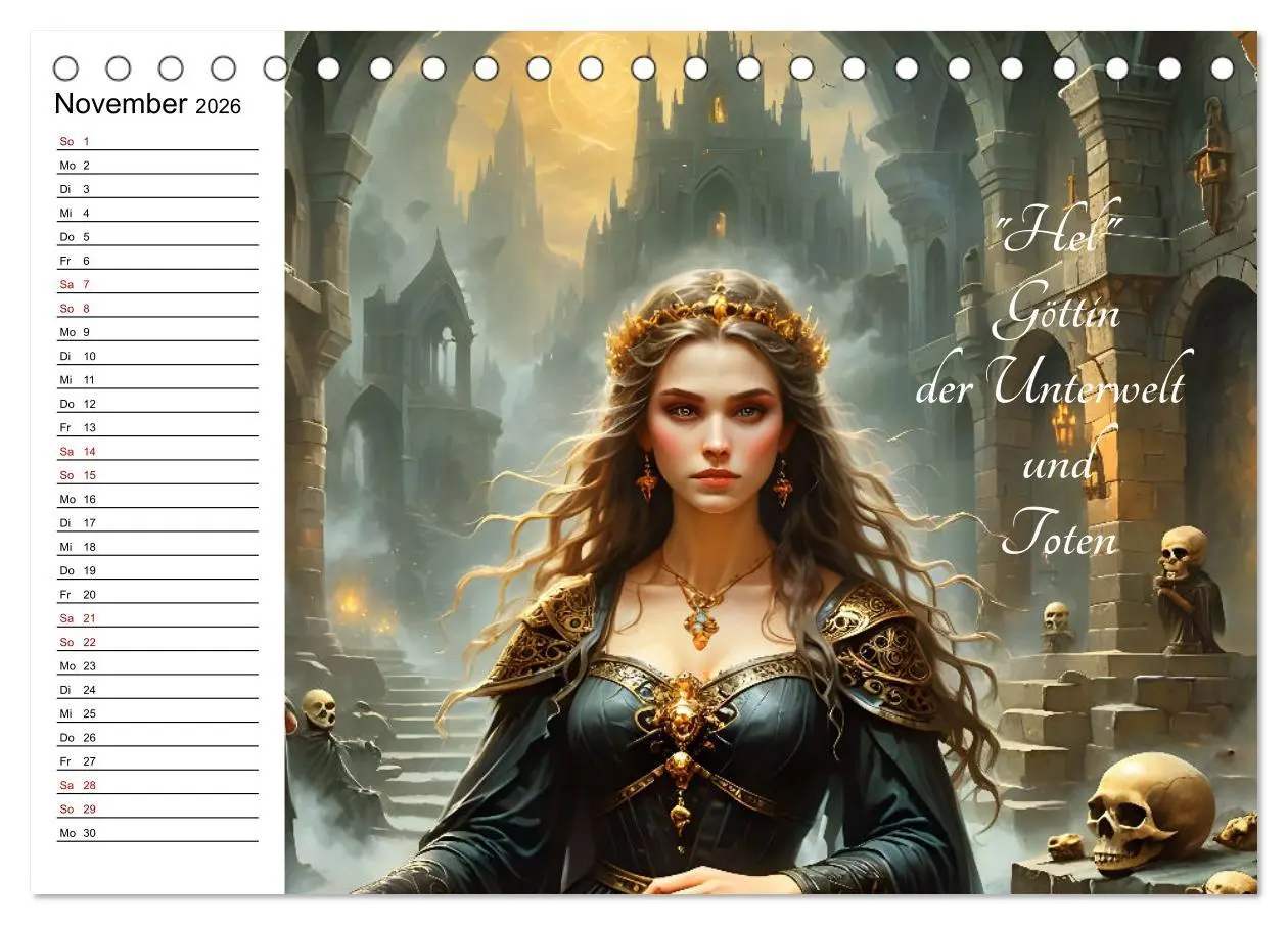 Bild: 9783457393642 | Unsterbliche Mythen des Nordens (Tischkalender 2026 DIN A5 quer),...