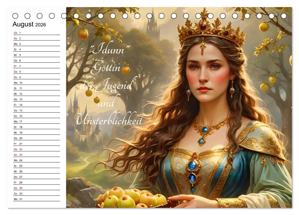 Bild: 9783457393642 | Unsterbliche Mythen des Nordens (Tischkalender 2026 DIN A5 quer),...