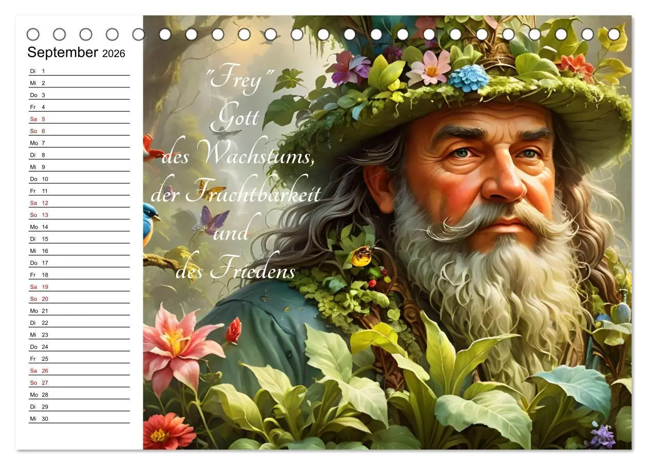 Bild: 9783457393642 | Unsterbliche Mythen des Nordens (Tischkalender 2026 DIN A5 quer),...