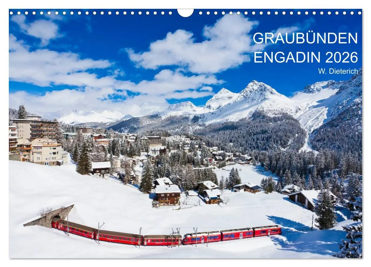 Cover: 9783516173642 | Graubünden Engadin 2026 (Wandkalender 2026 DIN A3 quer), CALVENDO...