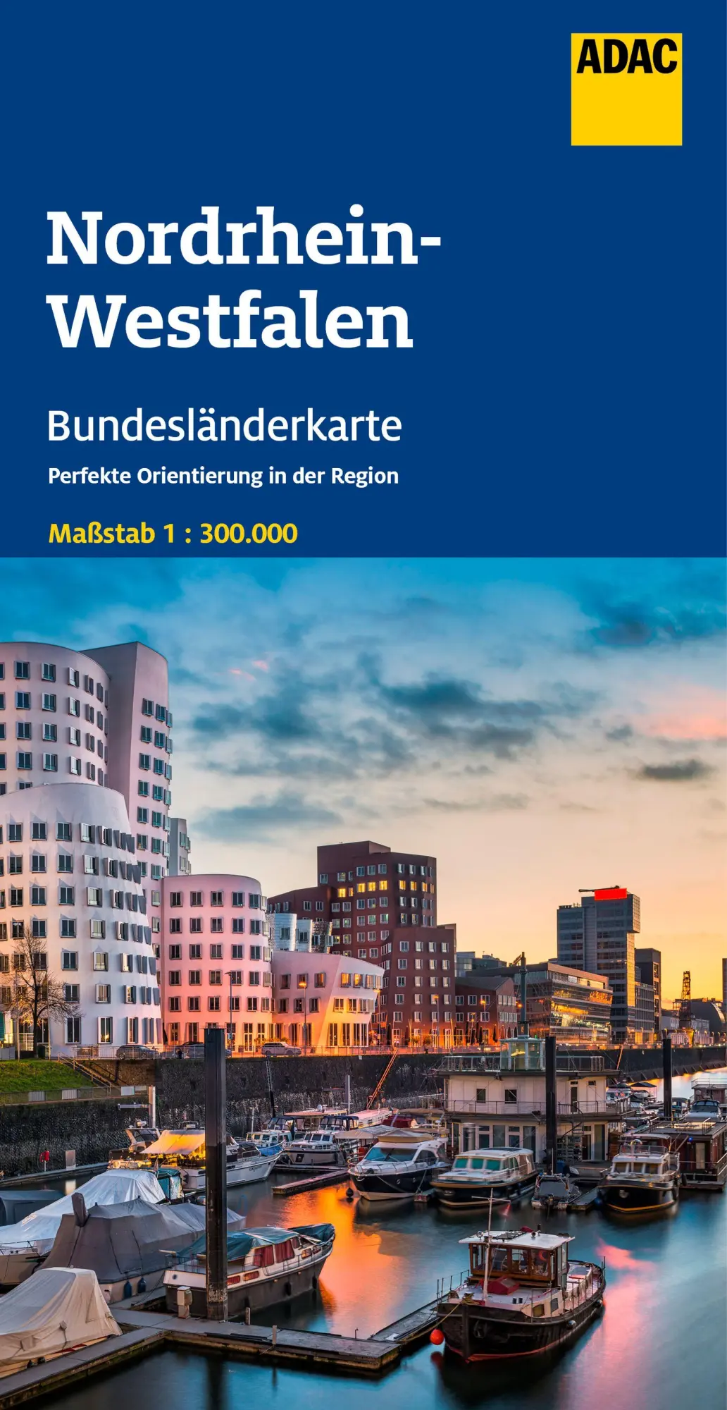Cover: 9783826423642 | ADAC Bundesländerkarte Deutschland 06 Nordrhein-Westfalen 1:300.000