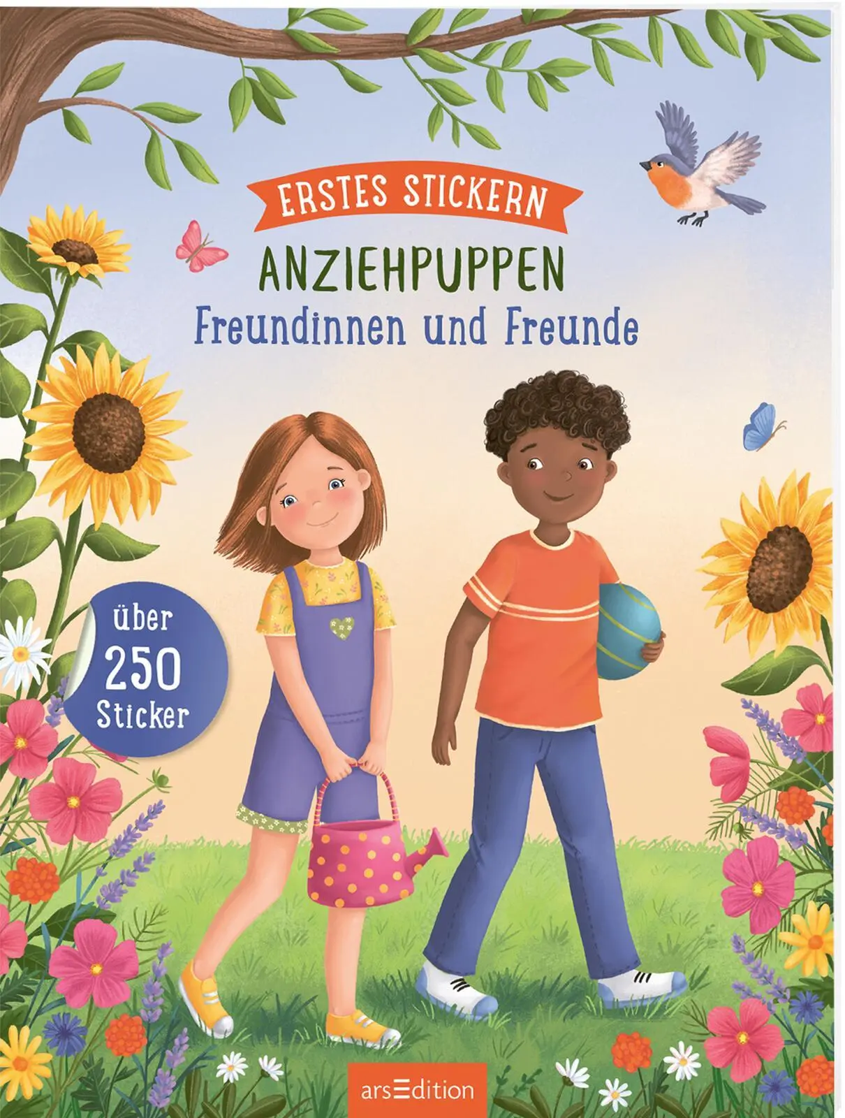 Cover: 9783845853642 | Erstes Stickern Anziehpuppen - Freundinnen und Freunde | Beimler