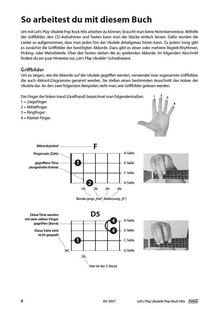 Bild: 9783866263642 | Let's Play Ukulele Pop Rock Hits + 2 CDs | Helmut Hage | Buch | 104 S.