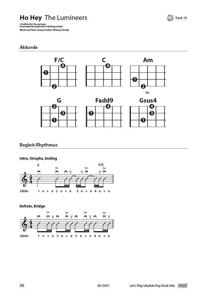 Bild: 9783866263642 | Let's Play Ukulele Pop Rock Hits + 2 CDs | Helmut Hage | Buch | 104 S.
