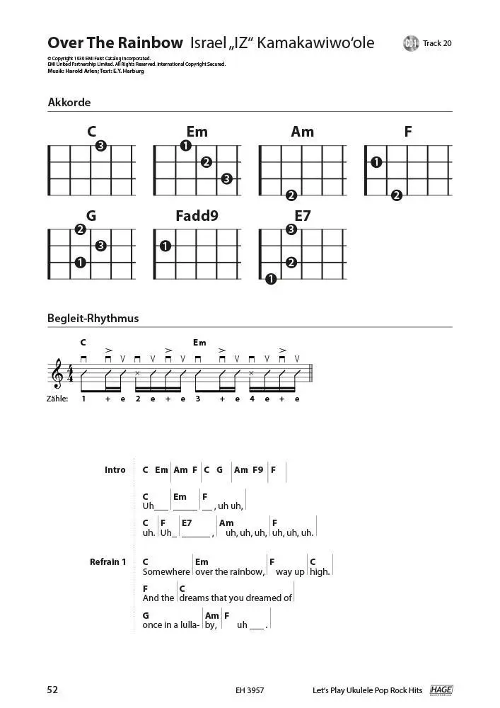 Bild: 9783866263642 | Let's Play Ukulele Pop Rock Hits + 2 CDs | Helmut Hage | Buch | 104 S.