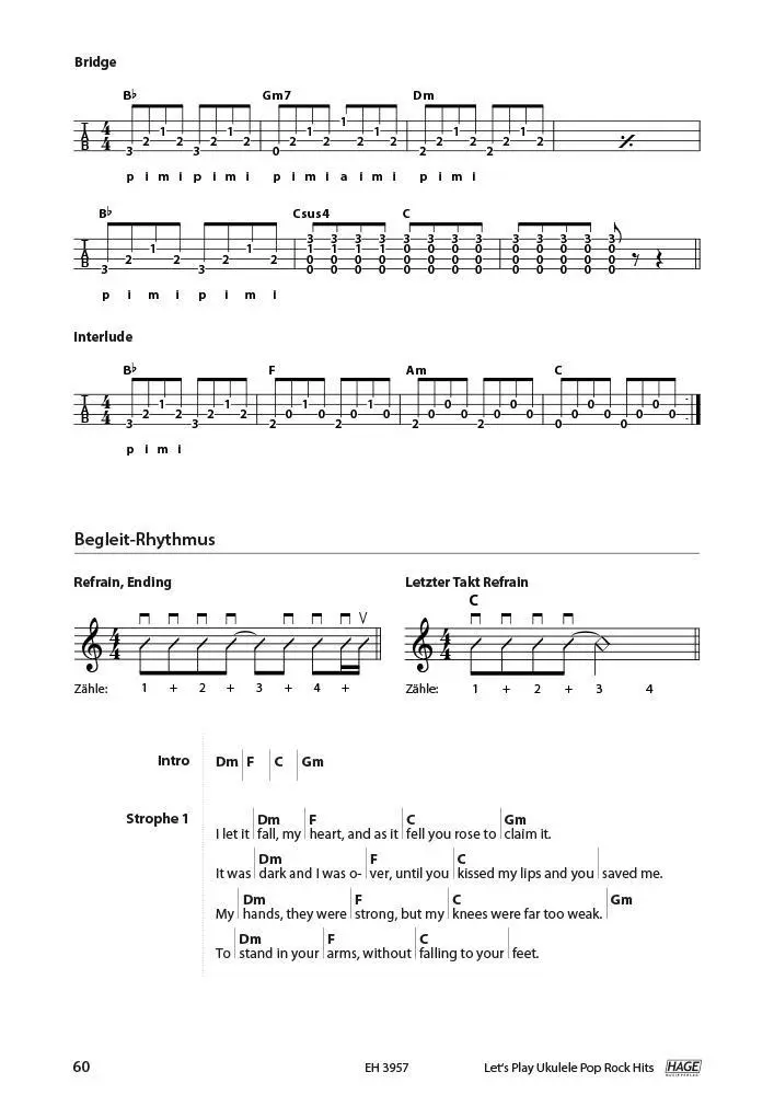Bild: 9783866263642 | Let's Play Ukulele Pop Rock Hits + 2 CDs | Helmut Hage | Buch | 104 S.