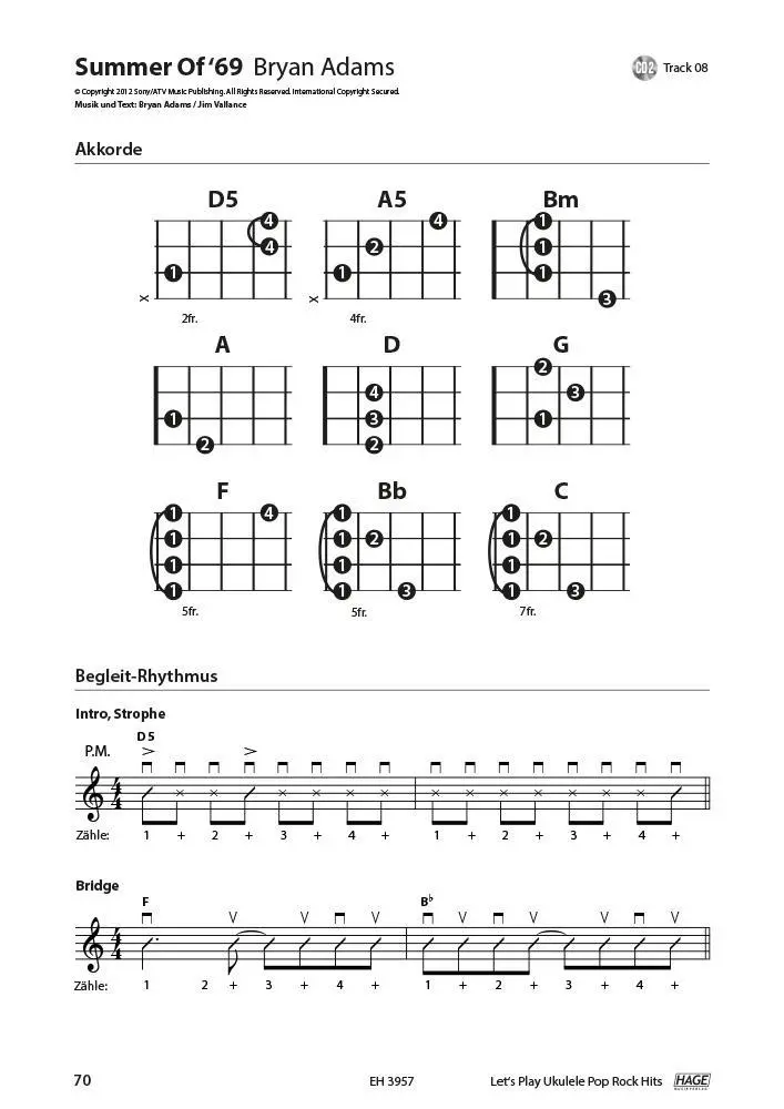 Bild: 9783866263642 | Let's Play Ukulele Pop Rock Hits + 2 CDs | Helmut Hage | Buch | 104 S.