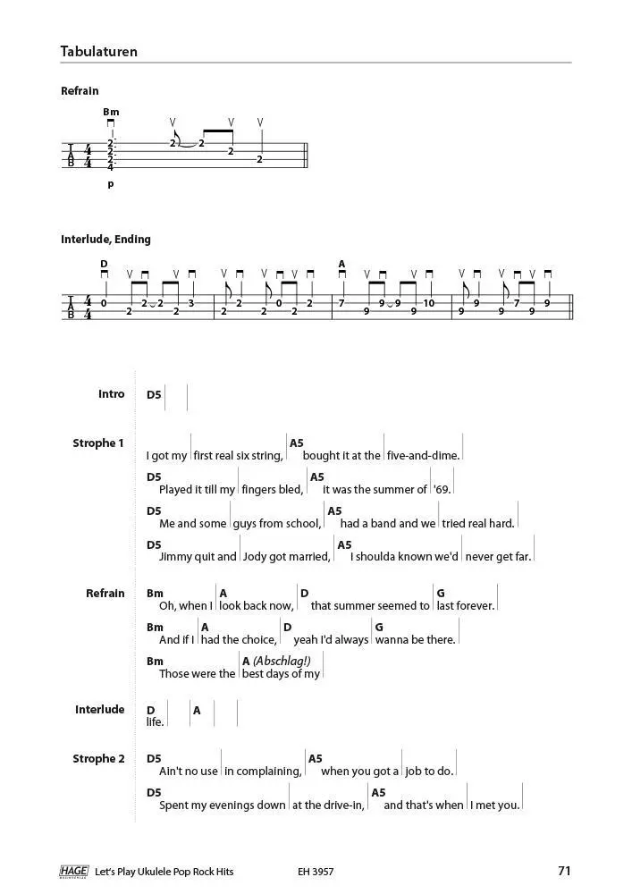 Bild: 9783866263642 | Let's Play Ukulele Pop Rock Hits + 2 CDs | Helmut Hage | Buch | 104 S.