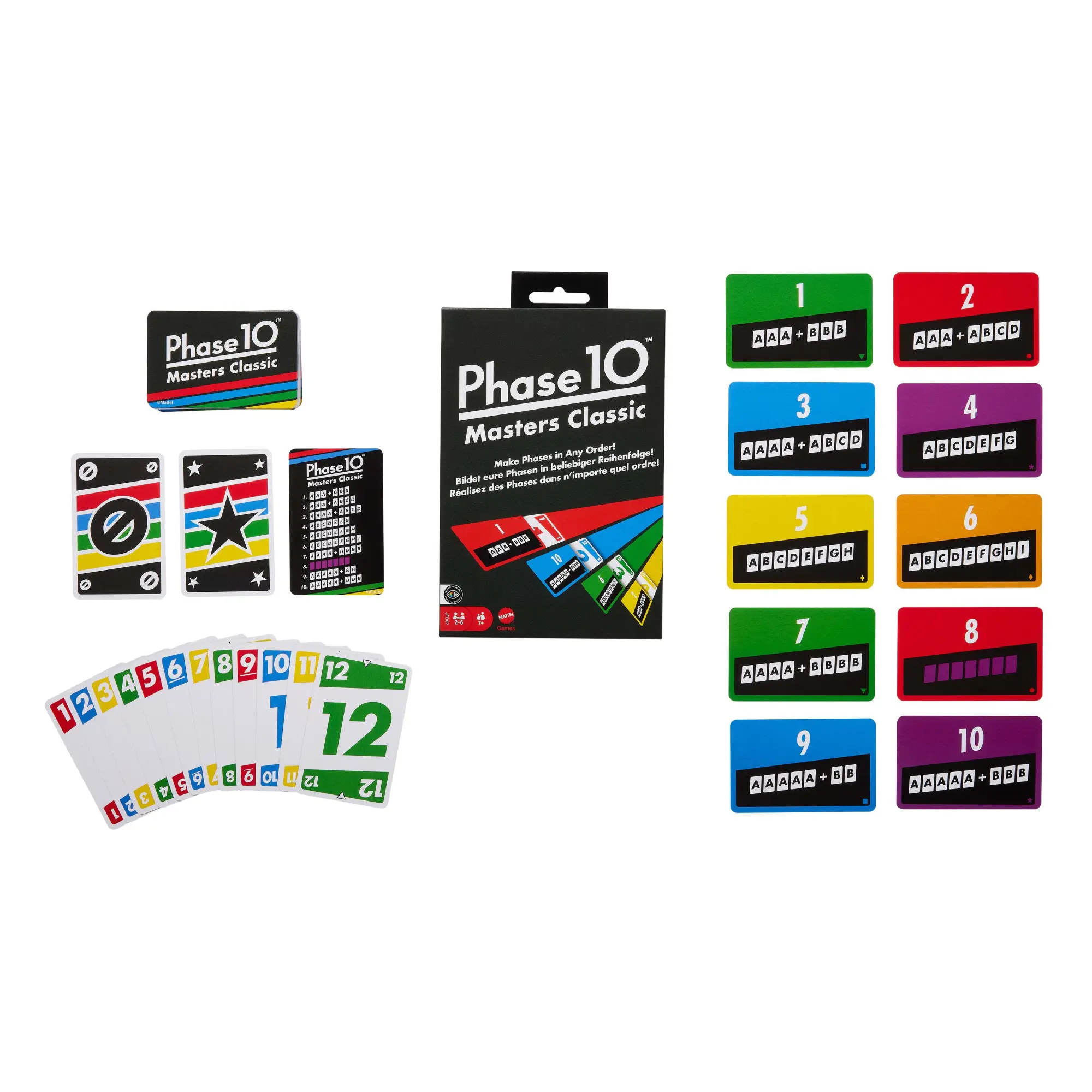 Bild: 194735293742 | Phase 10 Masters Classic | Spiel | JFD07 | Deutsch | 2025
