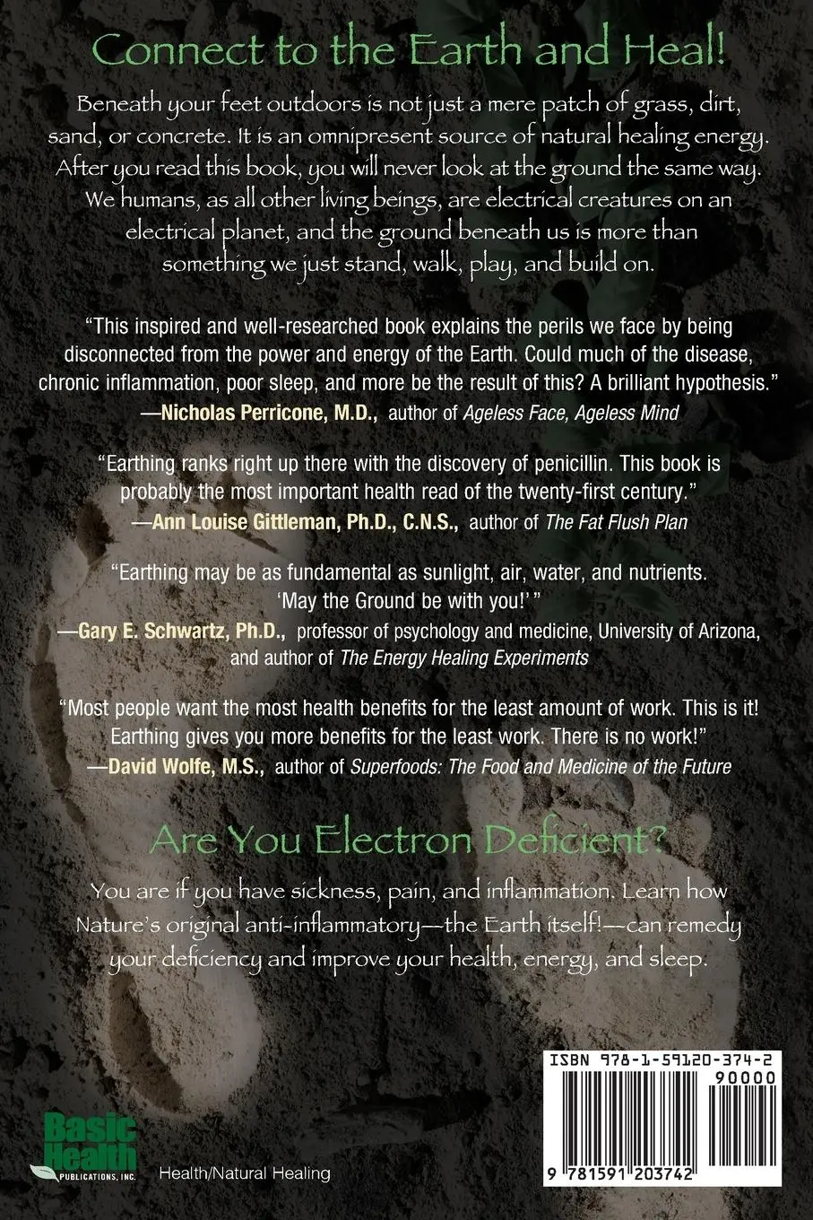 Rückseite: 9781591203742 | Earthing (2nd Edition) | The Most Important Health Discovery Ever!