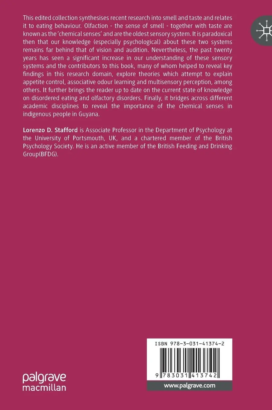 Rückseite: 9783031413742 | Smell, Taste, Eat: The Role of the Chemical Senses in Eating Behaviour