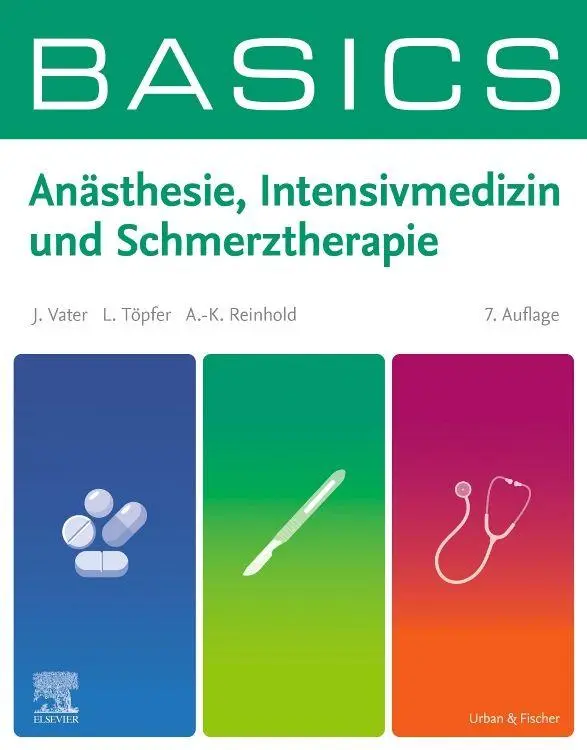 Cover: 9783437413742 | BASICS Anästhesie, Intensivmedizin und Schmerztherapie | Vater (u. a.)