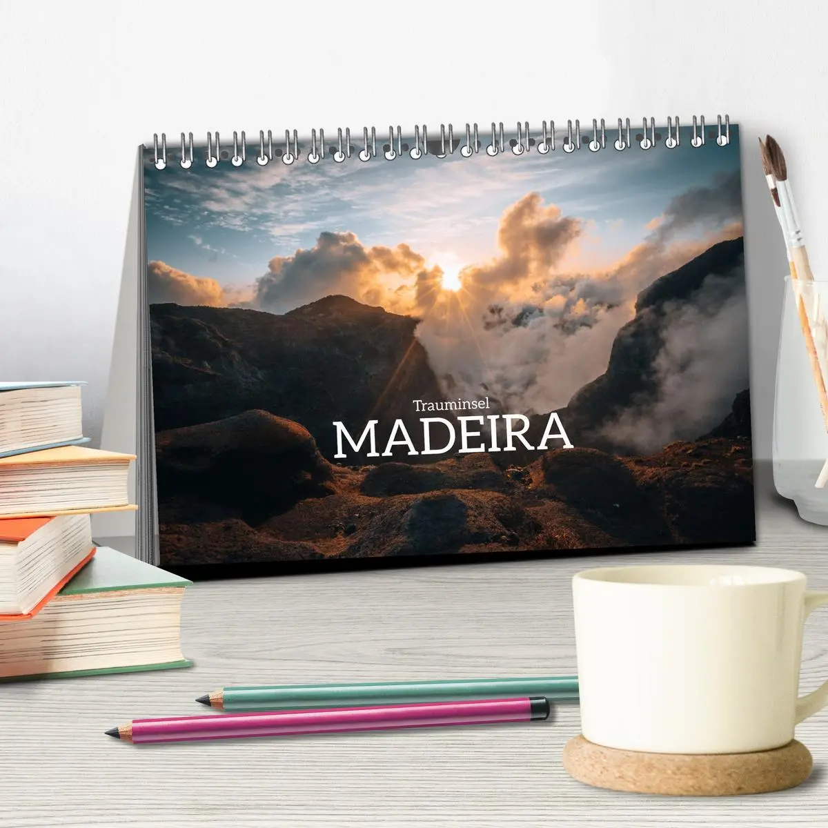 Bild: 9783457523742 | Trauminsel Madeira (Tischkalender 2026 DIN A5 quer), CALVENDO...