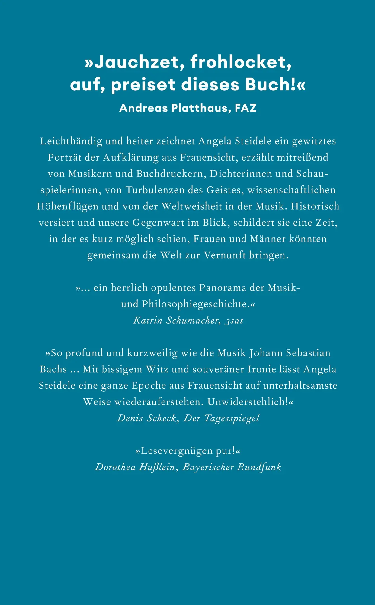 Rückseite: 9783458683742 | Aufklärung | Angela Steidele | Taschenbuch | 603 S. | Deutsch | 2024