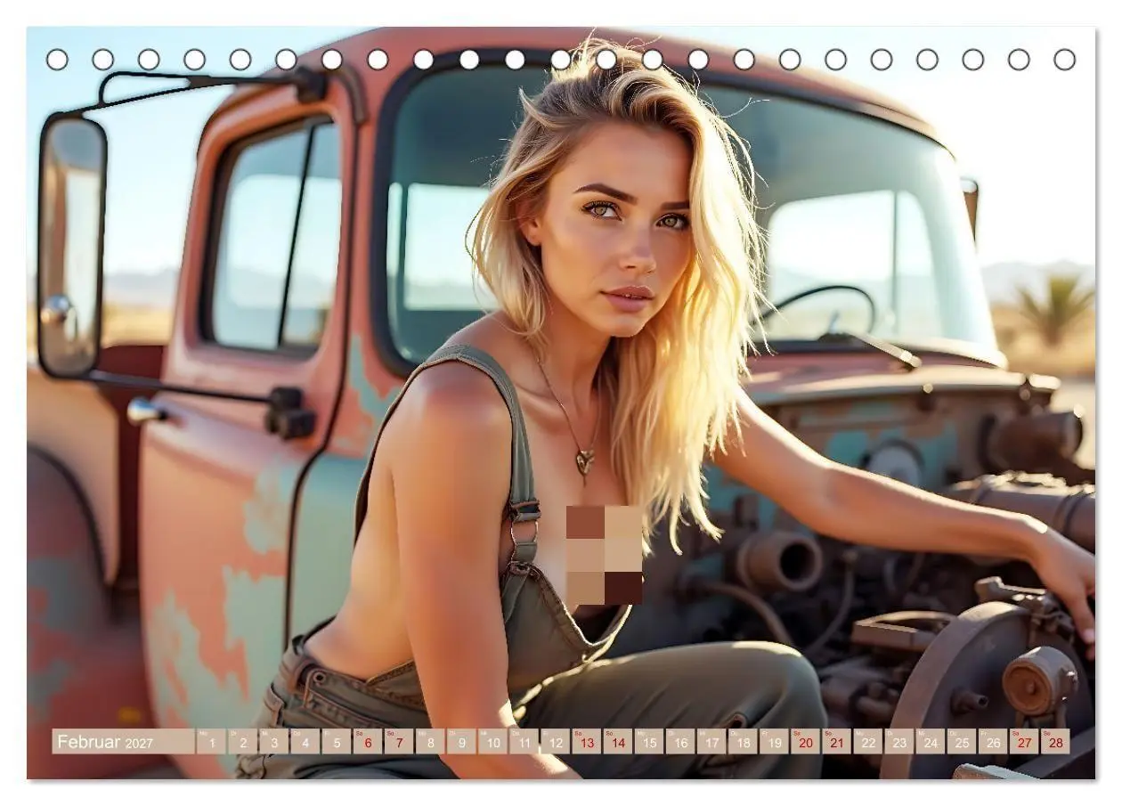 Bild: 9783569013742 | Sexy Trucker Girls (Tischkalender 2027 DIN A5 quer), CALVENDO...