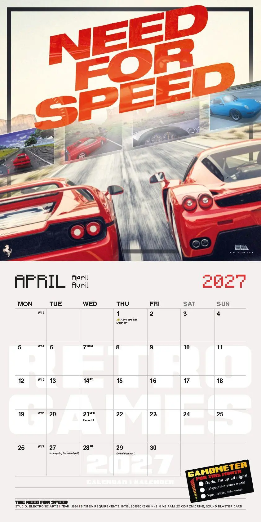 Bild: 9798893613742 | Retro Games 2027 - Der Gaming Kalender | Der Gaming Kalender | 28 S.